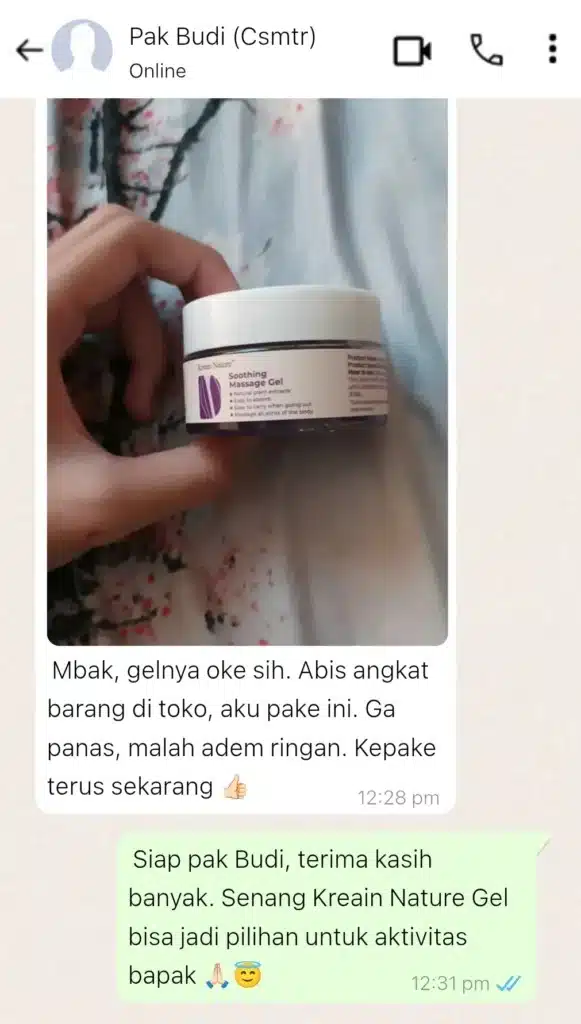 Screenshot testimoni pembeli 2
