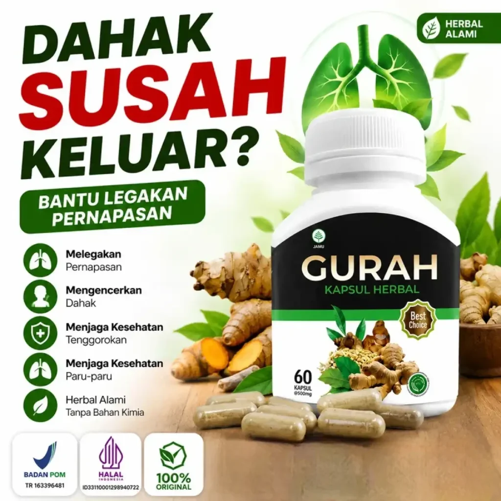 Kapsul Herbal Gurah 60 Kapsul